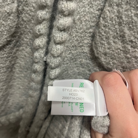 J. CREW Odette Preppy Wool Blend Grey Cardigan Sweater Women’s Size Medium - Picture 8 of 10